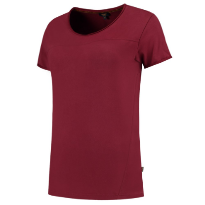 Afbeeldingen van TRICORP T-shirt Premium Naden dames 104005 bordeaux S