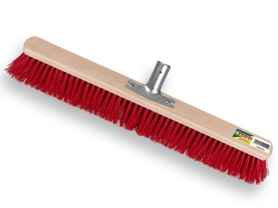 Afbeeldingen van SOLIDE Stalbezem PPN 60CM met stokhouder 