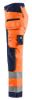 Afbeeldingen van BLÅKLÄDER Werkbroek dames met spijkerzakken 7156 High Vis oranje/marineblauw C48