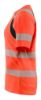 Afbeeldingen van BLÅKLÄDER T-shirt dames 3503 High Vis rood/zwart M