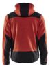 Afbeeldingen van BLÅKLÄDER Gebreid jack met softshell 5940 gebrand rood/zwart 2XL