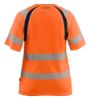 Afbeeldingen van BLÅKLÄDER T-shirt dames 3503 High Vis oranje/marineblauw S