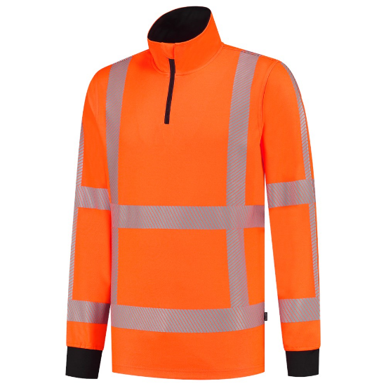 Afbeeldingen van TRICORP Sweater met rits RWS dubbelzijdig 303701 fluor oranje 4XL