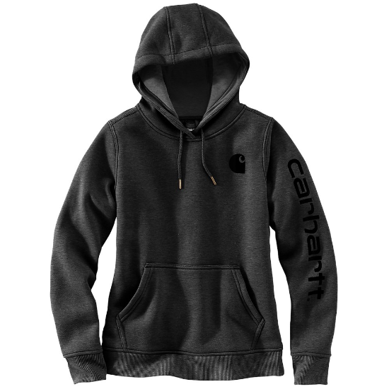 Afbeeldingen van CARHARTT Sweatshirt lange mouwen met grafische print dames 102791 carbon heather XL