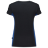 Afbeeldingen van TRICORP T-shirt bi-colour dames 102003 navy/royal blauw L