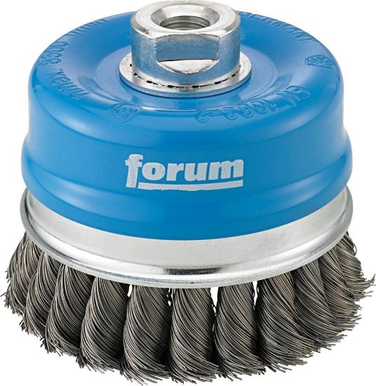 Afbeeldingen van FORUM Komborstel getordeerd staaldraad M14 80X0,35MM
