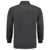 Afbeeldingen van TRICORP Polosweater 301004 antraciet melange L
