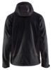 Afbeeldingen van BLÅKLÄDER Softshell jack met capuchon 4753 zwart/High Vis geel S