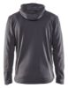 Afbeeldingen van BLÅKLÄDER Hoodie met hele rits 3540 zwart mêlee M