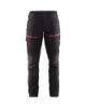 Afbeeldingen van BLÅKLÄDER Werkbroek service dames met stretch 7166 zwart/rood D20