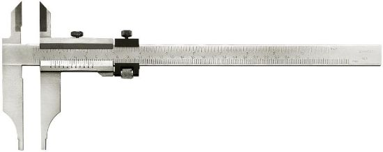 Afbeeldingen van FORUM Werkplaats schuifmaat met meetpunten/fijninstelling RVS 1000X150MM