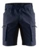 Afbeeldingen van BLÅKLÄDER Short service met stretch 1449 donker marineblauw/zwart C54