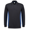 Afbeeldingen van TRICORP Polosweater bi-colour 302003 navy/royal blauw XS