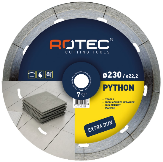 Afbeeldingen van ROTEC Diamantzaagblad SPEEDY 230X1,4X22,2MM