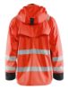 Afbeeldingen van BLÅKLÄDER Regenjas LEVEL 2 4302 High Vis rood/zwart 4XL