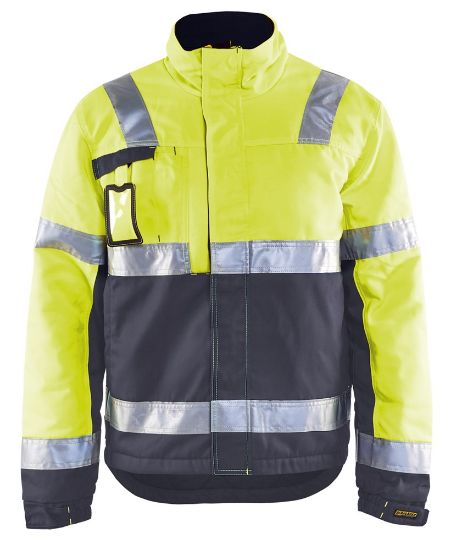 Afbeeldingen van BLÅKLÄDER Winterjas 4862 High Vis geel/medium grijs 4XL