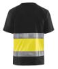 Afbeeldingen van BLÅKLÄDER T-shirt 3387 zwart/High Vis geel 2XL