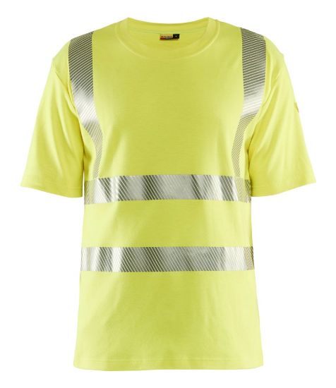 Afbeeldingen van BLÅKLÄDER T-shirt Multinorm 3480 High Vis geel XS