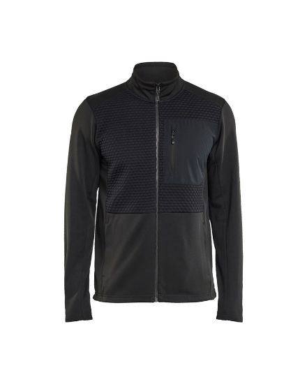 Afbeeldingen van BLÅKLÄDER Sweatshirt met hele rits 3548 zwart M