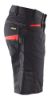 Afbeeldingen van BLÅKLÄDER Short service 1499 zwart/rood C62