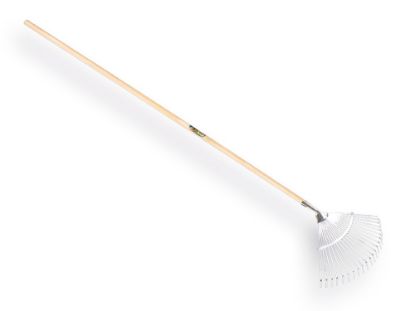 Afbeeldingen van ATLAS Bladhark metaal verzinkt met 22 tanden met steel 150X2,4CM