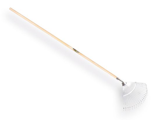 Afbeeldingen van ATLAS Bladhark metaal verzinkt met 22 tanden met steel 150X2,4CM