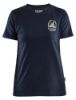 Afbeeldingen van BLÅKLÄDER T-shirt dames Beach Club 9417 donker marineblauw L