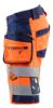 Afbeeldingen van BLÅKLÄDER Short met 4-weg stretch 1120 High Vis oranje/marineblauw C62
