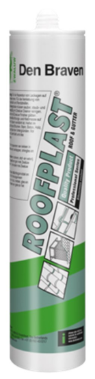 Afbeeldingen van ZWALUW Afdichtingskit Roofplast zwart 310ML