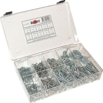 Afbeeldingen van KELFORT Assortimentdoos nr.21 schroefhaken + duimen EV