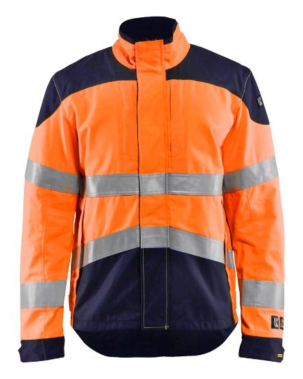 Afbeeldingen van BLÅKLÄDER Jack Multinorm Inherent 4089 High Vis oranje/marineblauw L
