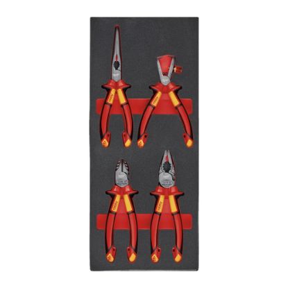 Afbeeldingen van MILWAUKEE Tangenset 1 VDE in foam inlay 4x