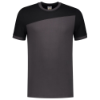 Afbeeldingen van TRICORP T-shirt bi-colour Naden 102006 donkergrijs/zwart L