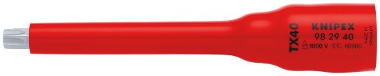Afbeeldingen van KNIPEX Inzetsteeksleutelstuk ⅜" 982940 DIN60900 TX40
