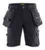 Afbeeldingen van BLÅKLÄDER Short met 4-weg stretch X1900 1988 donkergrijs/zwart C60