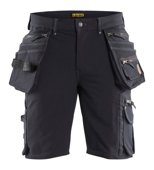 Afbeeldingen van BLÅKLÄDER Short met 4-weg stretch X1900 1988 donkergrijs/zwart C60