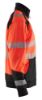 Afbeeldingen van BLÅKLÄDER Sweater met rits 3558 High Vis rood/zwart 2XL