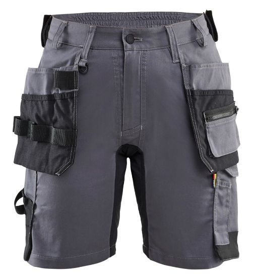 Afbeeldingen van BLÅKLÄDER Short dames met 2-weg stretch 7133 medium grijs C48