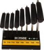 Afbeeldingen van IRONSIDE Stiftsleutelset TORX T-greep T8-T50 8x