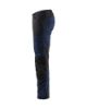 Afbeeldingen van BLÅKLÄDER Werkbroek service met stretch 1456 donker marineblauw/zwart D96