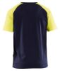 Afbeeldingen van BLÅKLÄDER T-shirt 3515 marineblauw/High Vis geel S