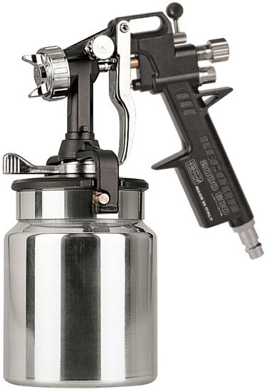 Afbeeldingen van Schilderpistool met onderbeker 1000CC luchtverbruik 150-250L/min
