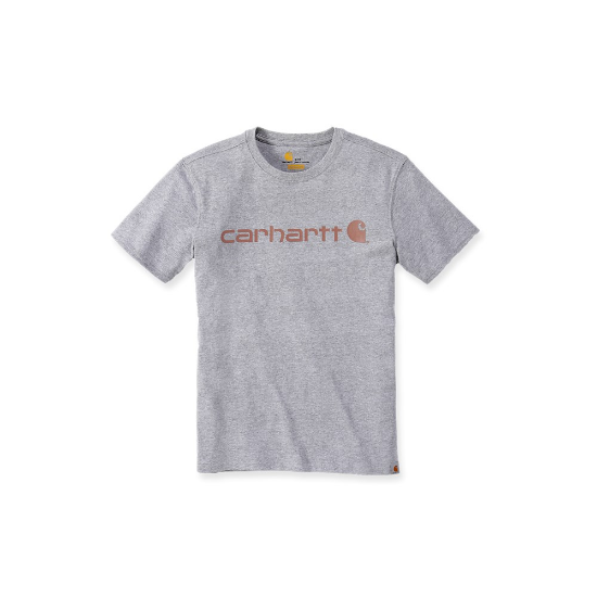 Afbeeldingen van CARHARTT Werkshirt met logo dames 103592 heather grey S