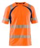 Afbeeldingen van BLÅKLÄDER T-shirt UV 3397 High Vis oranje/marineblauw 4XL