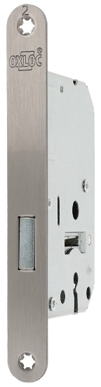 Afbeeldingen van OXLOC Kastslot klavier STAAL-voorplaat 1256/17