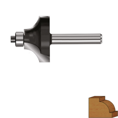 Afbeeldingen van ROTEC Kwartrondprofielfrees HM GOLD 32,7MM R=10 S=8MM