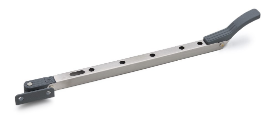 Afbeeldingen van Raamuitzetter RVS-antraciet naar buiten