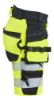Afbeeldingen van BLÅKLÄDER Short met 4-weg stretch dames 7020 High Vis geel/zwart C48