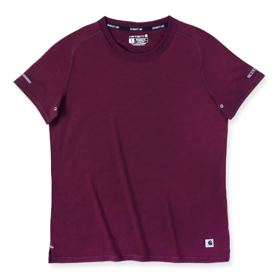 Afbeeldingen van CARHARTT T-shirt LWD relaxed dames 105849 bordeaux S
