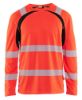 Afbeeldingen van BLÅKLÄDER T-shirt UV met lange mouwen 3599 High Vis rood/zwart M